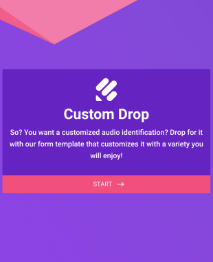 Custom Sound Drop Order Form Template