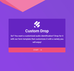 Custom Sound Drop Order Form Template