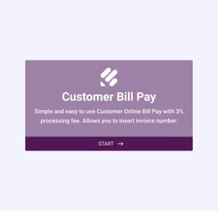 Customer Bill Pay Form Template