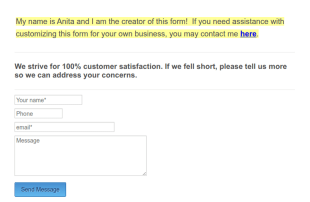 Customer Feedback Form Template