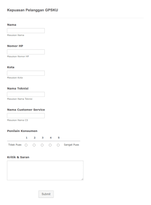 Customer Satisfaction Survey In Indonesian