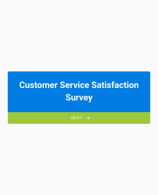 Customer Service Satisfaction Survey Form Template