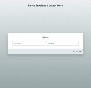 Fancy Envelope Contact Form Template