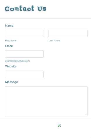 Art's Contact Form Template