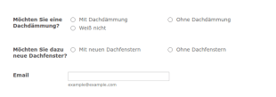 Dach Konfigurator