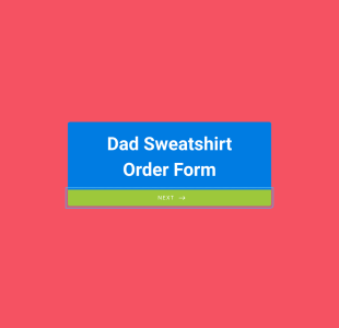 Dad Sweatshirt Order Form Template