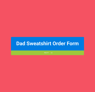 Dad Sweatshirt Order Form Template