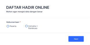 Daftar Hadir Online Form Template