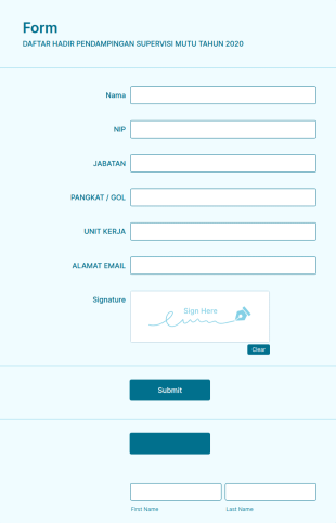 Daftar Hadir