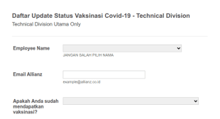 Daftar Update Status Vaksinasi Covid 19 Technical Division