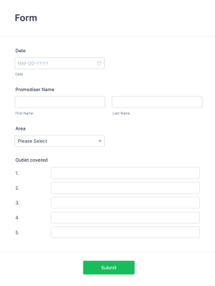 Daily Performance Report Form Template