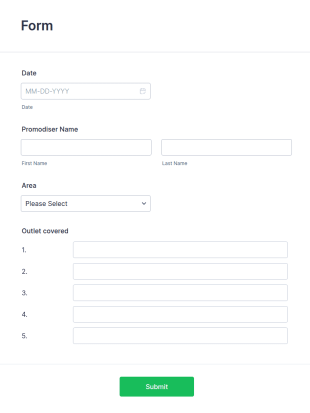 Daily Performance Report Form Template