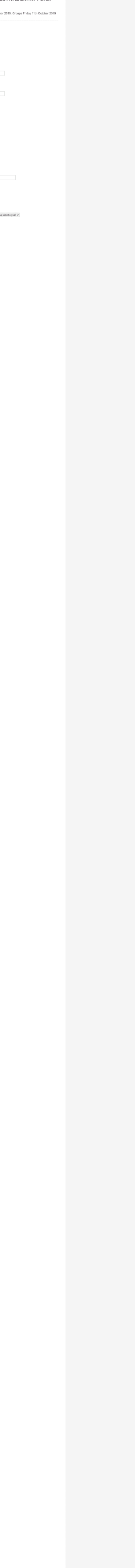 Dance Festival Entry Form Template