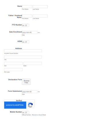 Data Entry Form 2019 Ventered Limited