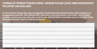 Data Pribadi Siswa SMK Muhammadiyah 1 Surabaya Form Template
