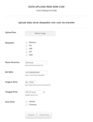 Data Resi Trendystore