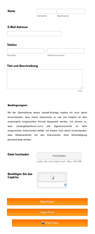 Datei Upload Für Wettbewerbe