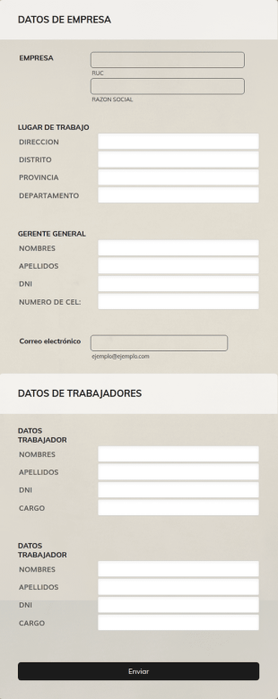Datos De Empresa