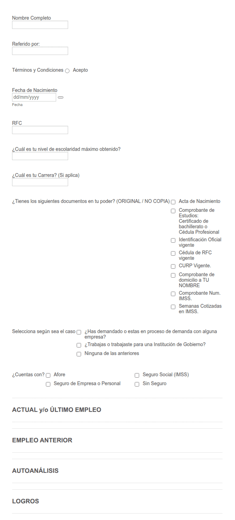 Datos Form Datos Generales Plantilla de formulario | Jotform