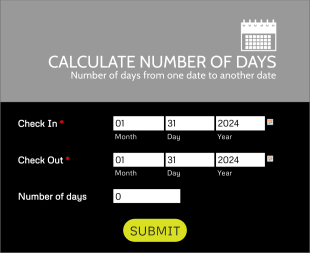 Day Out Of Days Form Template