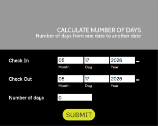 Day Out Of Days Form Template