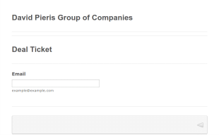 Deal Ticket Form Template