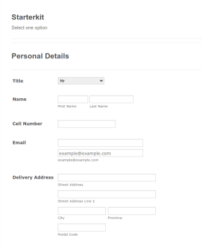 Dealer Signup Form Template