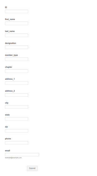Default Jotform Template For Autofilling IMIS Data
