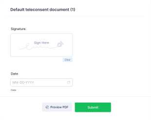 Default Teleconsent Document (1) Form Template
