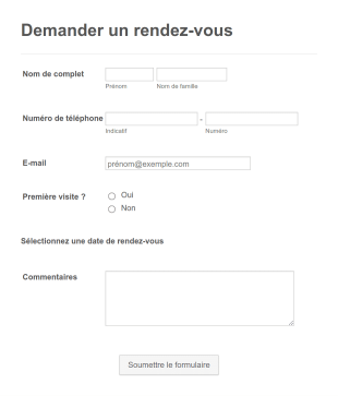 Demander Un Rendez Vous