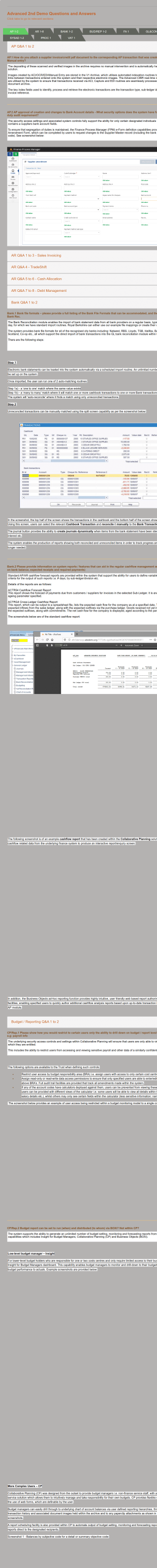 Demo Questions And Answers Form Template