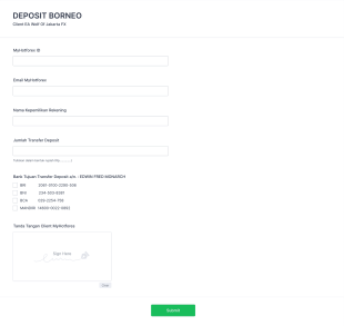 Deposit Borneo