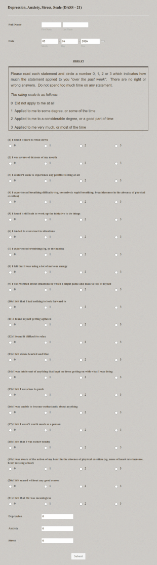 DASS Form Template