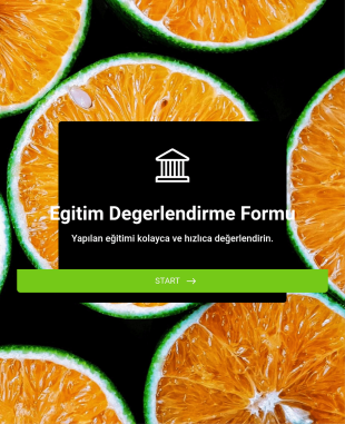 Ders Geri Bildirim Anketi Form Şablonu