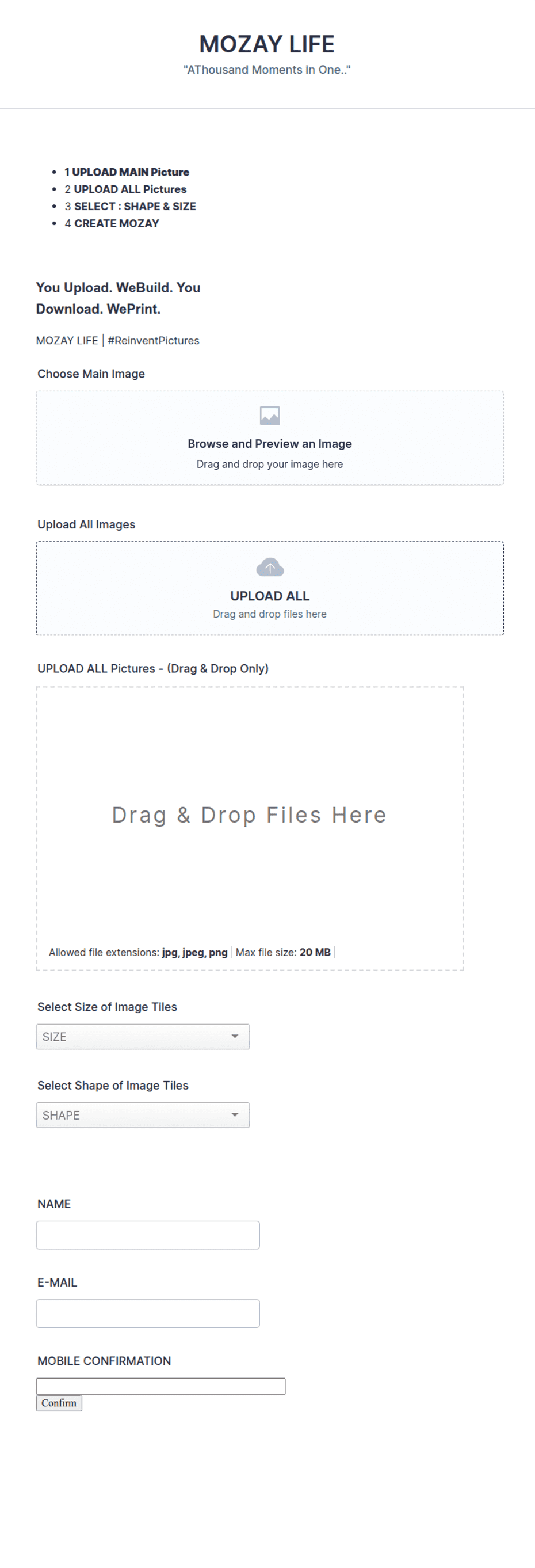 Upload Form Example Good Design Upload Form Template | Jotform