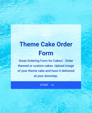 Dessert Bestellformular Form Template