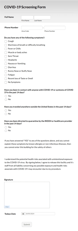 Details Barbershop Form Template