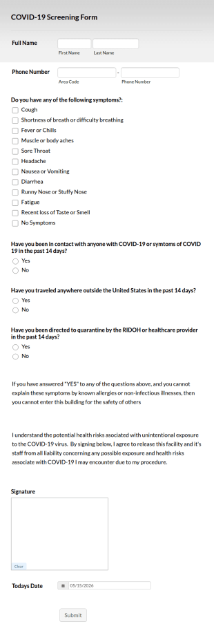 Details Barbershop Form Template