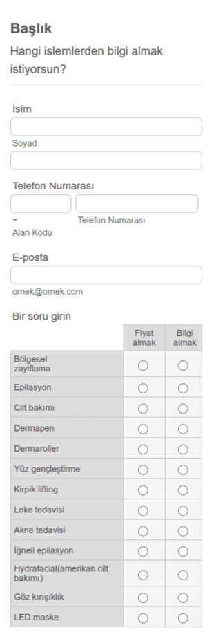 Detaylı Bilgi Için ⬇️ Form Şablonu