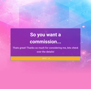 Digital Art Commission Form Template