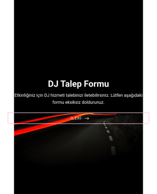 DJ Talep Form Şablonu