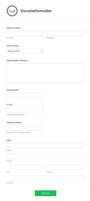 Donatieformulier