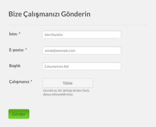 Dosya Paylaşma Form Örneği Form Template