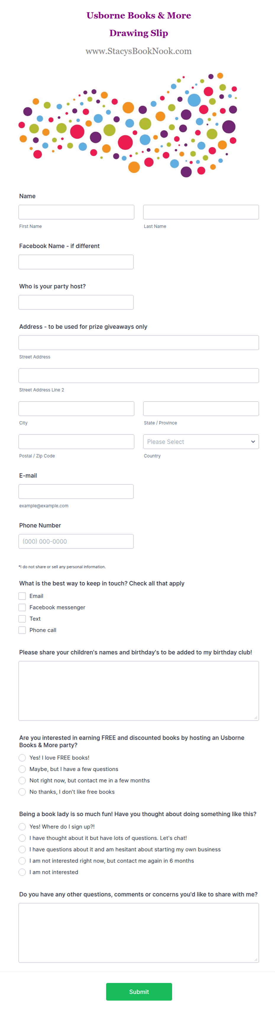 Drawing Form Template | Jotform
