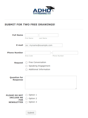 Drawing Slips For Presentation Form Template