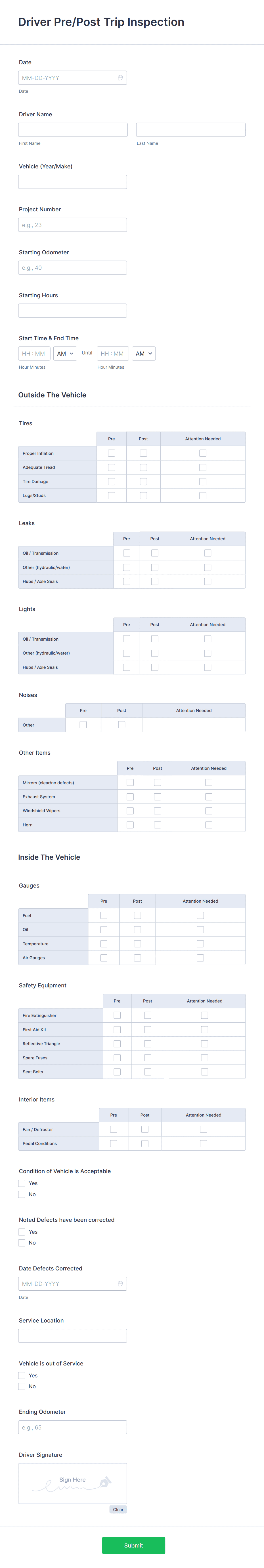 Driver PrePost Trip Inspection Form Template | Jotform driver-prepost-trip-inspection-form-template-jotform