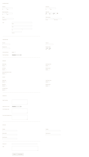Düğün Danışmanlığı Form Template
