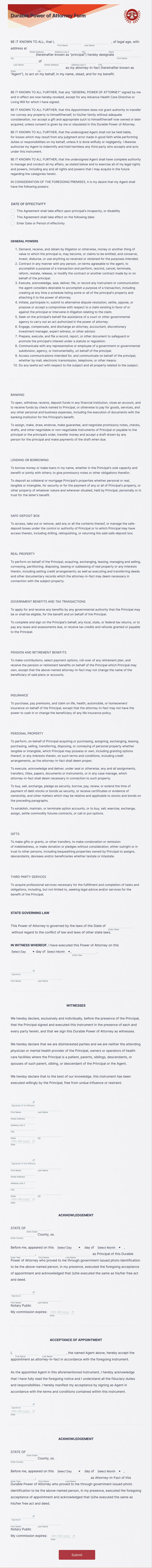 durable-power-of-attorney-form-template-jotform for Free Printable Forms For Durable Power Of Attorney Durable Power of Attorney Form Template | Jotform for Free Printable Forms For Durable Power Of Attorney