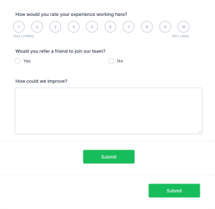 Employee Experience Feedback Form Template