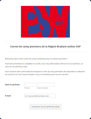 E Mail Carnet De Camp Pionniers Region Bw 2 0